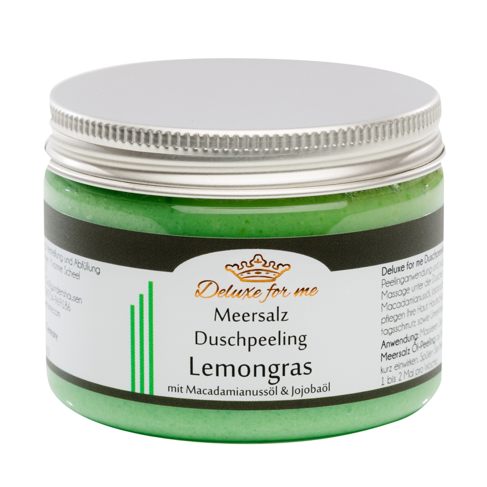 Meersalz Duschpeeling Lemongras
