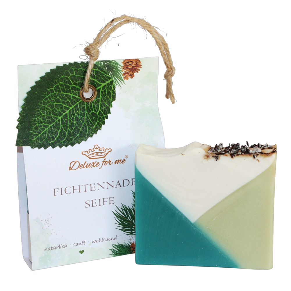 Fichtennadel Seife einzeln und mit Verpackung